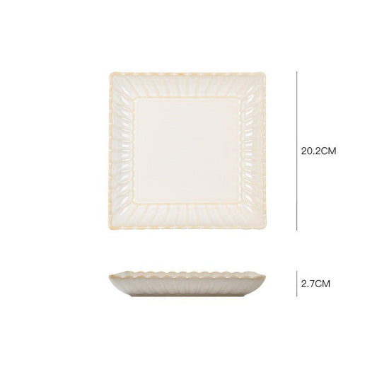 Nordic ceramic dishes dishes home dishes creative network red style steak Western plate breakfast tableware Qiong Yi $21.80 Dana Fashion Color: E Dana's Kitchen product information: Brand: Ink color (home) Material: Porcelain pattern: plain Style: Japanes