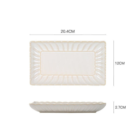 Nordic ceramic dishes dishes home dishes creative network red style steak Western plate breakfast tableware Qiong Yi $23.65 Dana Fashion Color: F Dana's Kitchen product information: Brand: Ink color (home) Material: Porcelain pattern: plain Style: Japanes