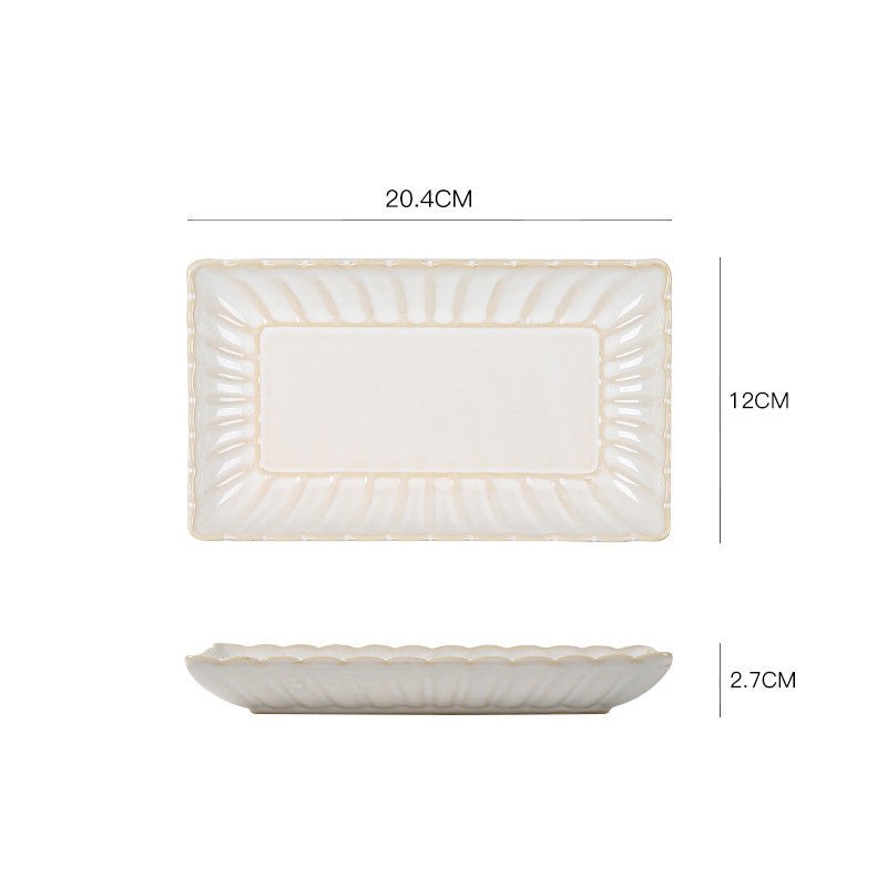 Nordic ceramic dishes dishes home dishes creative network red style steak Western plate breakfast tableware Qiong Yi $23.65 Dana Fashion Color: F Dana's Kitchen product information: Brand: Ink color (home) Material: Porcelain pattern: plain Style: Japanes
