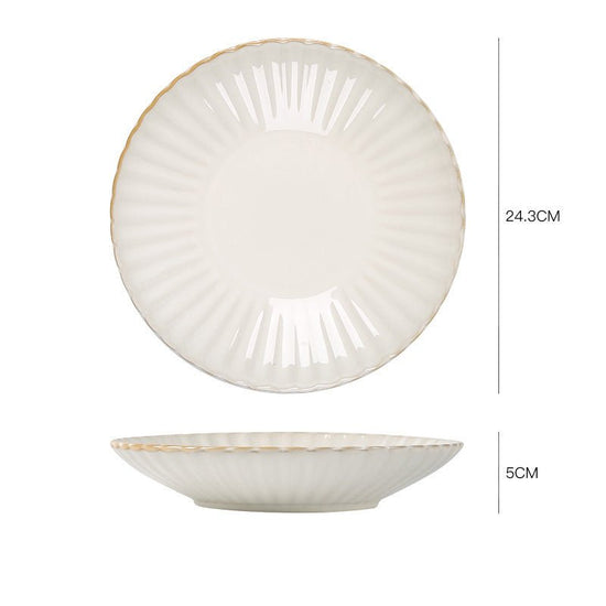 Nordic ceramic dishes dishes home dishes creative network red style steak Western plate breakfast tableware Qiong Yi $24.21 Dana Fashion Color: H Dana's Kitchen product information: Brand: Ink color (home) Material: Porcelain pattern: plain Style: Japanes