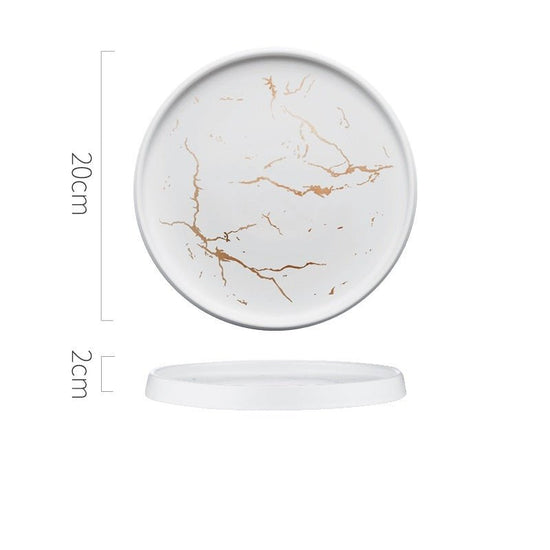 Nordic Style Marble Plate Household Ceramic Dish $44.26 Dana Fashion Color: White Dana's Kitchen Product information: Product Category: Disk Material: Porcelain Applicable people: adults Microwave: Not available Applicable object: Adult Surface technology