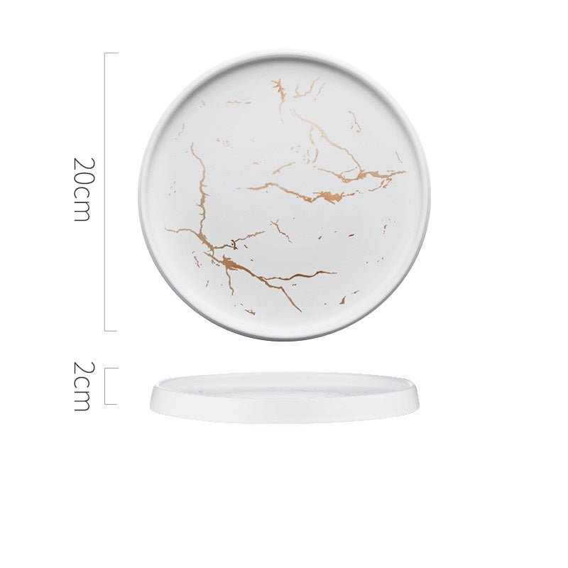 Nordic Style Marble Plate Household Ceramic Dish $44.26 Dana Fashion Color: White Dana's Kitchen Product information: Product Category: Disk Material: Porcelain Applicable people: adults Microwave: Not available Applicable object: Adult Surface technology