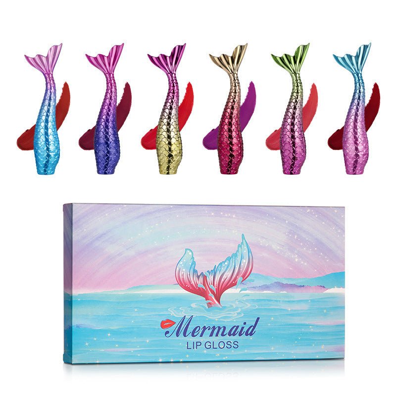 Not Easy To Fade Lipstick Lip Lipstick Set Color Matte $65.50 Dana Fashion Color: A makeup Product information: Image: Mermaid Color: A:lakerain mermaid lip gloss set of 6 1#~6#B:lakerain mermaid lip gloss set of 6 7#~12# Ingredients: Lip Glaze Packing li