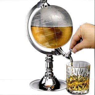 Novelty Globe Wine Decanters Drink Dispenser For Alcohol 1.5L Drinking Game Beer Liquor Dispenser Strainers Bar Accessories New $61.05 Dana Fashion default: default Dana's Kitchen Overview: The globe water dispenser gives you a feeling like a world are in