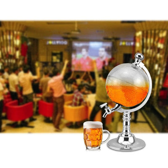 Novelty Globe Wine Decanters Drink Dispenser For Alcohol 1.5L Drinking Game Beer Liquor Dispenser Strainers Bar Accessories New $61.05 Dana Fashion default: default Dana's Kitchen Overview: The globe water dispenser gives you a feeling like a world are in