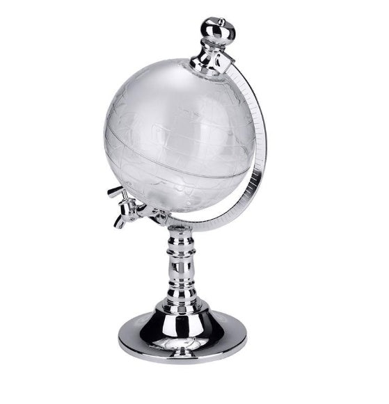 Novelty Globe Wine Decanters Drink Dispenser For Alcohol 1.5L Drinking Game Beer Liquor Dispenser Strainers Bar Accessories New $61.05 Dana Fashion default: default Dana's Kitchen Overview: The globe water dispenser gives you a feeling like a world are in