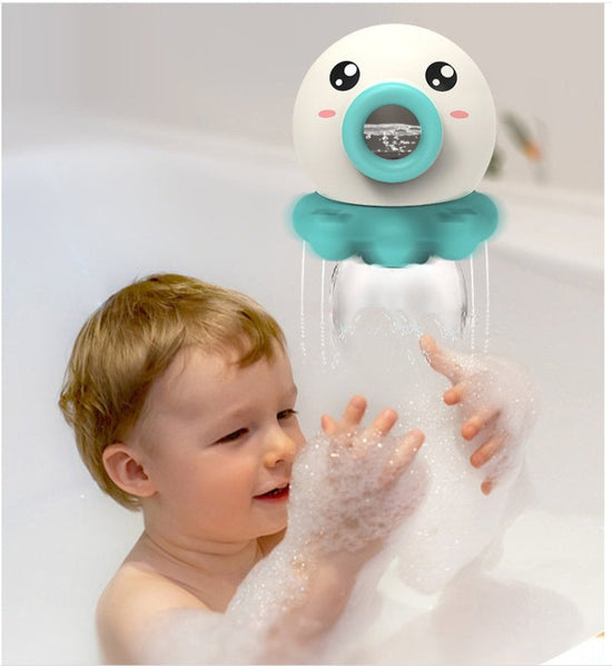 Octopus Fountain Bath Toy Water Jet Rotating Shower Bathroom Toy Summer Water Toys Sprinkler Beach Toys Kids Water Toys $18.59 Dana Fashion Color: Purple Toys & Hobbies Overview ❤️Baby Bath Toy For Newborns 0 6 12 Months ❤️Infant Duck Bath And Shower Swim