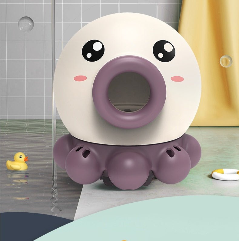 Octopus Fountain Bath Toy Water Jet Rotating Shower Bathroom Toy Summer Water Toys Sprinkler Beach Toys Kids Water Toys $18.59 Dana Fashion Color: Purple Toys & Hobbies Overview ❤️Baby Bath Toy For Newborns 0 6 12 Months ❤️Infant Duck Bath And Shower Swim