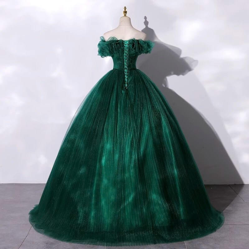Off-shoulder Evening Dress Banquet Temperament $149.50 Dana Fashion Color: Dark Green Size: L Women's clothing Product information: Color: dark green Comments on playing fabric: Polyester (fiber polyester) Size: S,M,L,XL, XXL, XXL,XXXXL Size: Note: 1. Asi