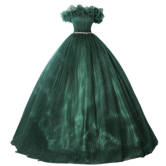 Off-shoulder Evening Dress Banquet Temperament $149.50 Dana Fashion Color: Dark Green Size: L Women's clothing Product information: Color: dark green Comments on playing fabric: Polyester (fiber polyester) Size: S,M,L,XL, XXL, XXL,XXXXL Size: Note: 1. Asi