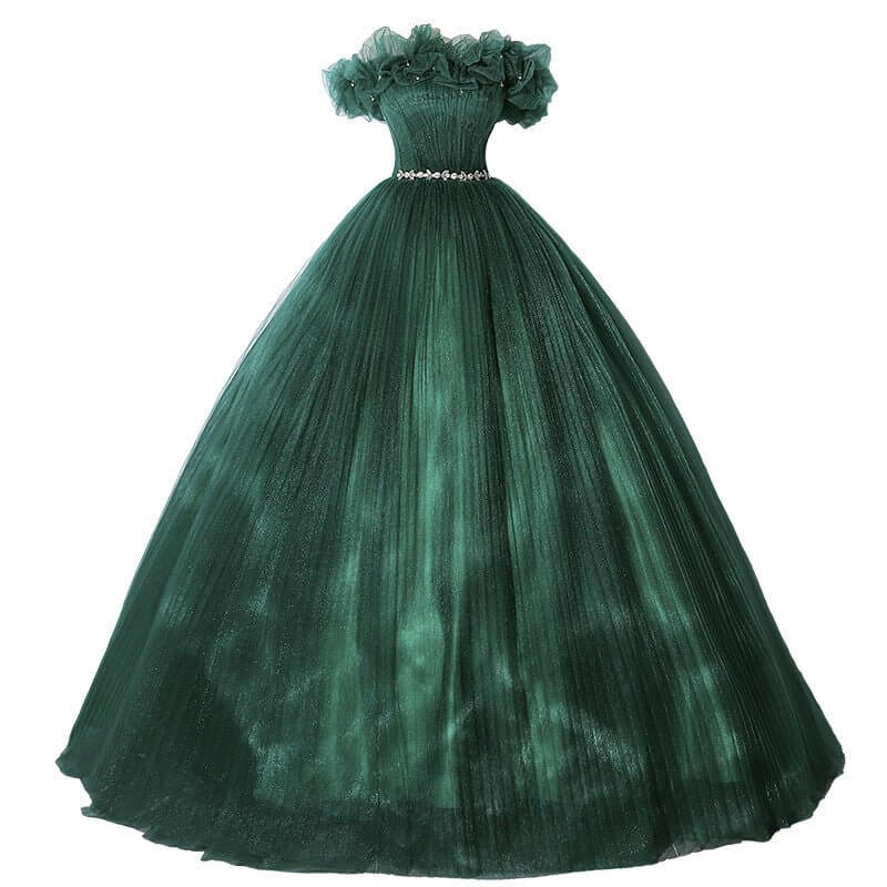 Off-shoulder Evening Dress Banquet Temperament $149.50 Dana Fashion Color: Dark Green Size: L Women's clothing Product information: Color: dark green Comments on playing fabric: Polyester (fiber polyester) Size: S,M,L,XL, XXL, XXL,XXXXL Size: Note: 1. Asi