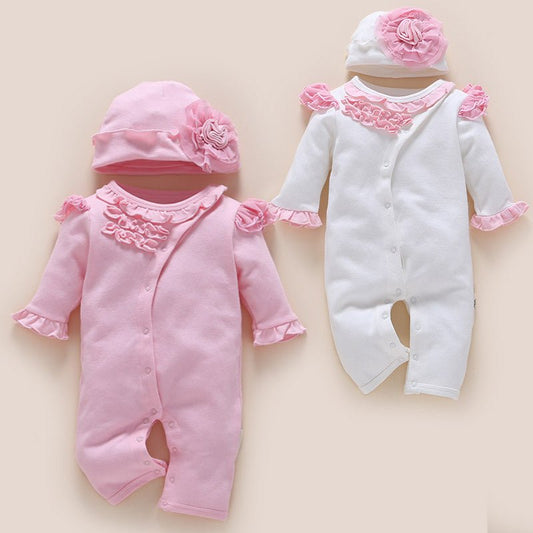 one-year-old baby wears newborn baby clothing romper jumpsuit $29.50 Dana Fashion Color: Pink Appropriate Height: 12m Baby Clothing Cap is removable Main fabric composition: cotton Suitable for: 3M: 0-3 months 6M: 3-6 months 9M: 6-9 months 12M: 9-12 month