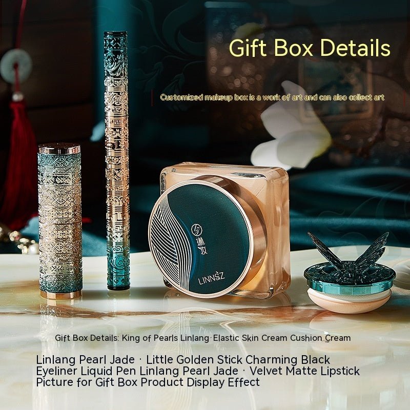 Oriental Chinese Style Makeup Set $97.48 Dana Fashion Color Classification: Gift Set Four Piece Set makeup Product information: Efficacy: moisturizing, hydrating, lifting and firming, modification Color: Ivory White Applicable skin type: Universal Color c