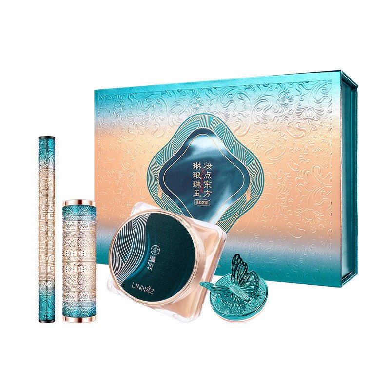 Oriental Chinese Style Makeup Set $97.48 Dana Fashion Color Classification: Gift Set Four Piece Set makeup Product information: Efficacy: moisturizing, hydrating, lifting and firming, modification Color: Ivory White Applicable skin type: Universal Color c
