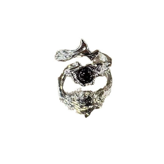 Original Dark Style Thorn Ring For Men And Women Special-interest Design Texture $12.00 Dana Fashion Color: Cross Ring Women's Accessories Product information: Type: ring, Treatment Process: Electroplating Color: dark style cross ring, dark style parallel