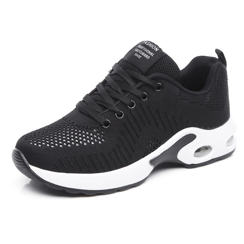 Outdoor Hollow Air Cushion Sneaker Summer Flying Woven Single Women's Shoes $35.34 Dana Fashion Color: 1809 Black Size: 35 Women's shoes Product information: Pattern: solid color Toe holder shape: round head Color: 1809 Black, 1809 Gray, 1809 purple, 1809