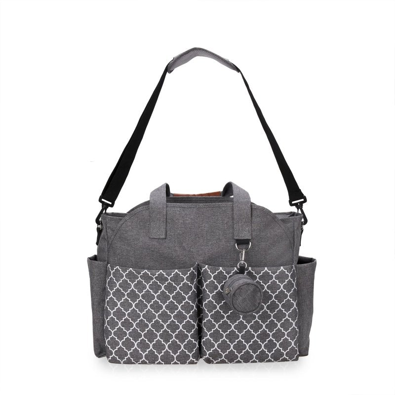 Outdoor Simplicity Printed Portable Single-shoulder Mommy Bag $75.97 Dana Fashion Color: Beige Women's Bags Product information: Size: Large Color: black, gray, black, gray, khaki, pink, black gray, dark blue yellow, purple, beige, brown, dark blue beige
