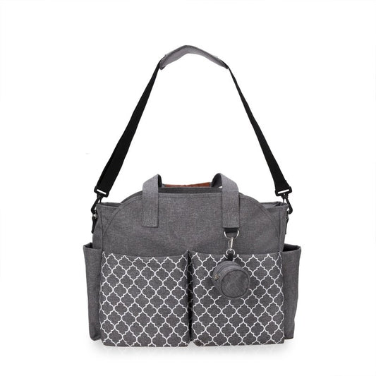 Outdoor Simplicity Printed Portable Single-shoulder Mommy Bag $75.97 Dana Fashion Color: Beige Women's Bags Product information: Size: Large Color: black, gray, black, gray, khaki, pink, black gray, dark blue yellow, purple, beige, brown, dark blue beige