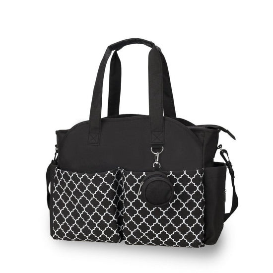 Outdoor Simplicity Printed Portable Single-shoulder Mommy Bag $75.97 Dana Fashion Color: Black A Women's Bags Product information: Size: Large Color: black, gray, black, gray, khaki, pink, black gray, dark blue yellow, purple, beige, brown, dark blue beig