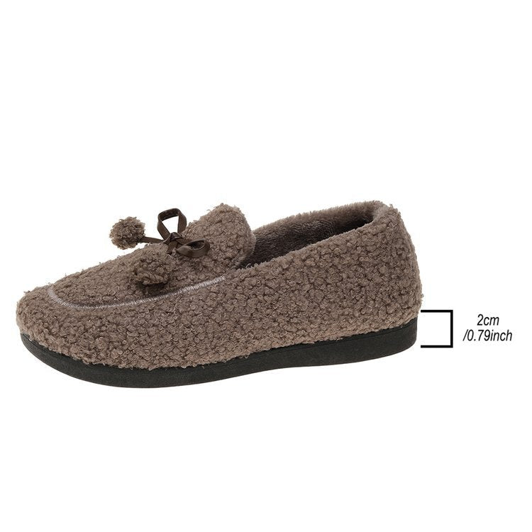 Outer Wear Warm Plus Velvet Women's Shoes $33.57 Dana Fashion Color: Khaki Size: 36 Women's shoes Product information: Lining material: Microfiber Applicable sports: Universal Color: black, khaki Upper height: low top Heel height: mid heel (3-5CM) Heel sh