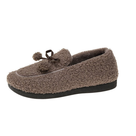 Outer Wear Warm Plus Velvet Women's Shoes $33.57 Dana Fashion Color: Black Size: 36 Women's shoes Product information: Lining material: Microfiber Applicable sports: Universal Color: black, khaki Upper height: low top Heel height: mid heel (3-5CM) Heel sh