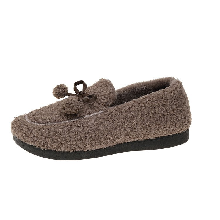 Outer Wear Warm Plus Velvet Women's Shoes $33.57 Dana Fashion Color: Black Size: 36 Women's shoes Product information: Lining material: Microfiber Applicable sports: Universal Color: black, khaki Upper height: low top Heel height: mid heel (3-5CM) Heel sh
