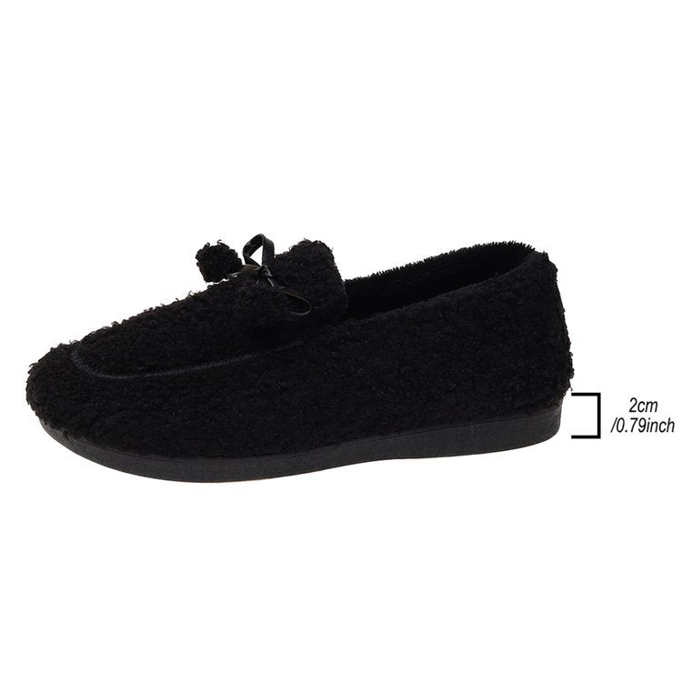 Outer Wear Warm Plus Velvet Women's Shoes $33.57 Dana Fashion Color: Black Size: 36 Women's shoes Product information: Lining material: Microfiber Applicable sports: Universal Color: black, khaki Upper height: low top Heel height: mid heel (3-5CM) Heel sh