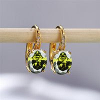 Oval Goose Egg Zircon Women's Ear Clip $10.00 Dana Fashion Color: Golden Olive Women's Accessories Product information: Treatment Process: Electroplating Applicable people: Unisex Style: Ellipse Material: Copper Shape: Geometric Popular elements: Ellipse