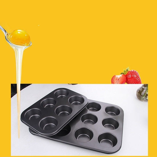 Oven Home Baking Tools Suit 12-piece Cake Mold $20.99 Dana Fashion Specifications: 12flat cup black Dana's Kitchen Product information: Purpose: View details Specifications: 6 consecutive cup molds, 12 consecutive cup molds, 6 consecutive cup molds/gold,