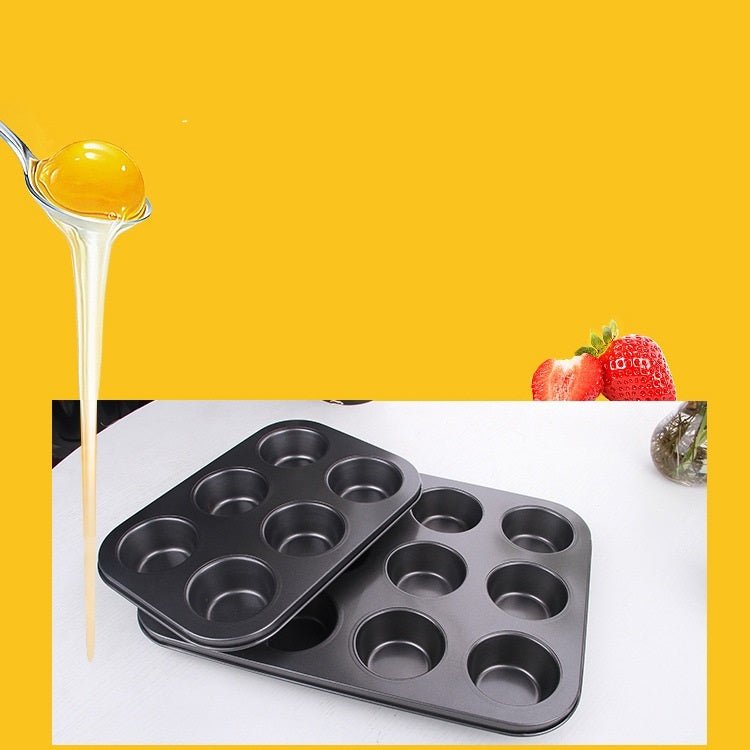 Oven Home Baking Tools Suit 12-piece Cake Mold $20.99 Dana Fashion Specifications: 12flat cup black Dana's Kitchen Product information: Purpose: View details Specifications: 6 consecutive cup molds, 12 consecutive cup molds, 6 consecutive cup molds/gold,