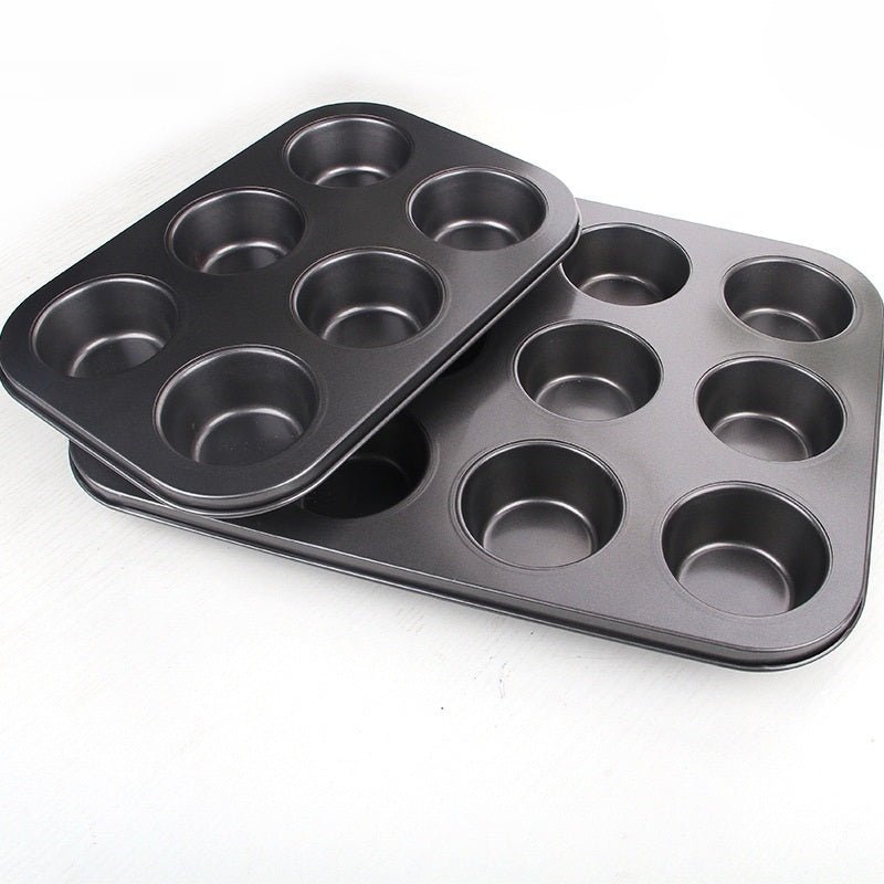 Oven Home Baking Tools Suit 12-piece Cake Mold $20.99 Dana Fashion Specifications: 12flat cup black Dana's Kitchen Product information: Purpose: View details Specifications: 6 consecutive cup molds, 12 consecutive cup molds, 6 consecutive cup molds/gold,