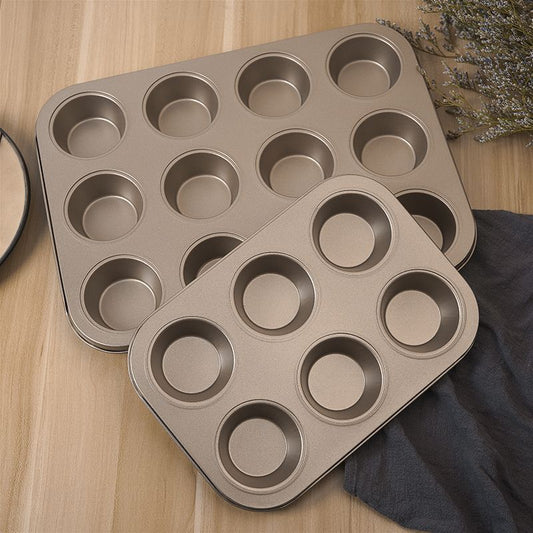 Oven Home Baking Tools Suit 12-piece Cake Mold $20.99 Dana Fashion Specifications: 12flat cup black Dana's Kitchen Product information: Purpose: View details Specifications: 6 consecutive cup molds, 12 consecutive cup molds, 6 consecutive cup molds/gold,