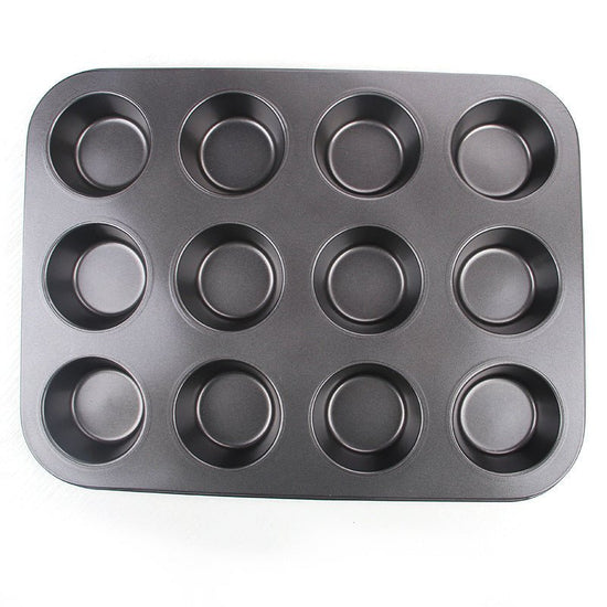 Oven Home Baking Tools Suit 12-piece Cake Mold $20.99 Dana Fashion Specifications: 12flat cup black Dana's Kitchen Product information: Purpose: View details Specifications: 6 consecutive cup molds, 12 consecutive cup molds, 6 consecutive cup molds/gold,
