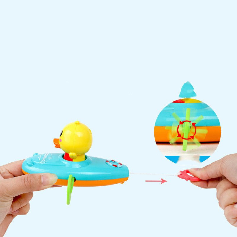 Parent-child Interactive Bath Toys Children Bath Toys $25.03 Dana Fashion Color: Yellow Toys & Hobbies Product Information: Material: Plastic/Plastic Function: Wind up swimming Ability development: senses, interactive toys, interest development Is there a