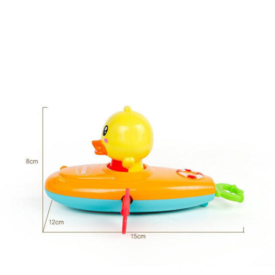 Parent-child Interactive Bath Toys Children Bath Toys $25.03 Dana Fashion Color: Yellow Toys & Hobbies Product Information: Material: Plastic/Plastic Function: Wind up swimming Ability development: senses, interactive toys, interest development Is there a