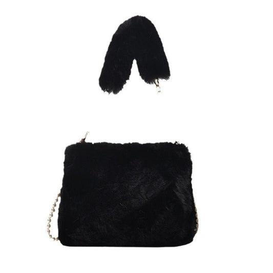 Pearl Chain Plush Bag Female Ins Korean Style $19.50 Dana Fashion Color: Beige Style: Ordinary Chain Strap Women's Bags Product information: Color: Milky White, khaki, pink, medium gray, light gray, black, cameo brown, gray and red Material: Plush Suitcas