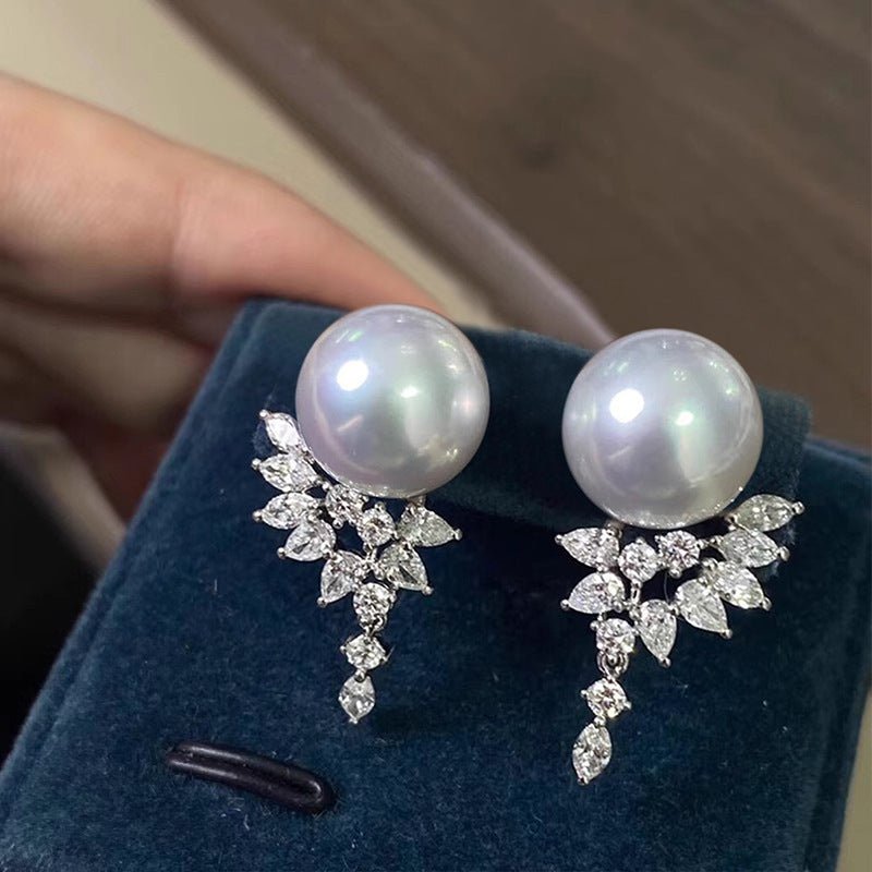 Pearl Earrings For Women Elegant $13.87 Dana Fashion Color: E3647 White Gold Color Women's Accessories Product information: Treatment Process: inlaid zircon Color: E3647 White Gold Applicable population: Female Material: Copper Shape: Geometry Popular ele