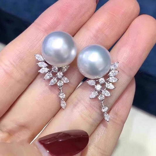 Pearl Earrings For Women Elegant $13.87 Dana Fashion Color: E3647 White Gold Color Women's Accessories Product information: Treatment Process: inlaid zircon Color: E3647 White Gold Applicable population: Female Material: Copper Shape: Geometry Popular ele