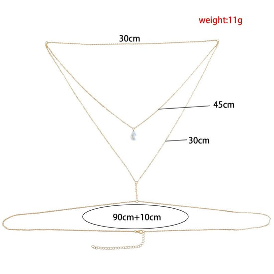 Pearl Pendant Multi-layer Back Chain $15.00 Dana Fashion Color: Gold Women's Accessories Product information: Treatment Process: Electroplating Color: Gold Pendant material: Alloy Chain style: Other Material: Alloy Shape: Geometric Popular elements: Ellip