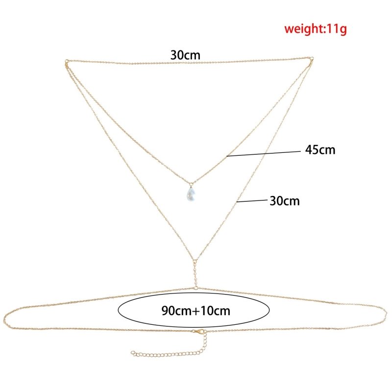 Pearl Pendant Multi-layer Back Chain $15.00 Dana Fashion Color: Gold Women's Accessories Product information: Treatment Process: Electroplating Color: Gold Pendant material: Alloy Chain style: Other Material: Alloy Shape: Geometric Popular elements: Ellip
