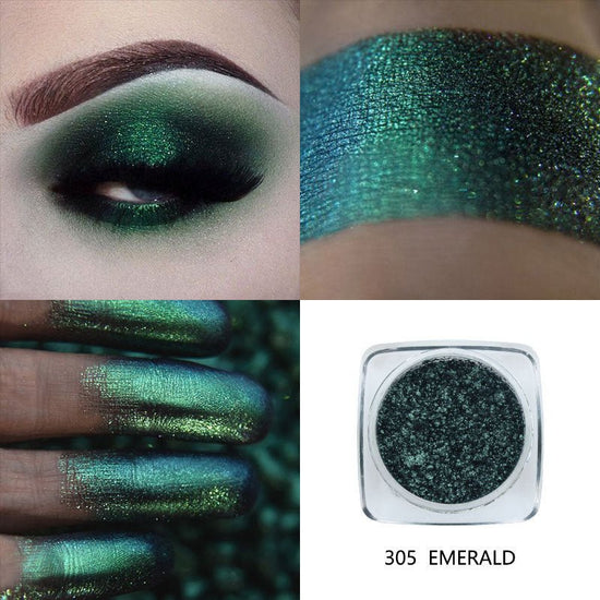 Pearlescent eye shadow powder $19.00 Dana Fashion Net Weight: 305 EMERALD makeup Color: 12 colors Number of colors: eight colors and above