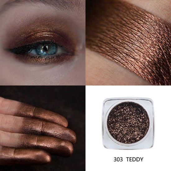 Pearlescent eye shadow powder $19.00 Dana Fashion Net Weight: 303 TEDDY makeup Color: 12 colors Number of colors: eight colors and above