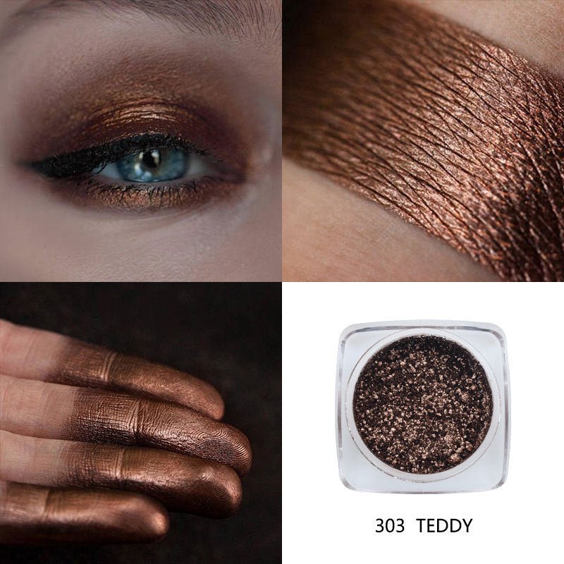 Pearlescent eye shadow powder $19.00 Dana Fashion Net Weight: 303 TEDDY makeup Color: 12 colors Number of colors: eight colors and above