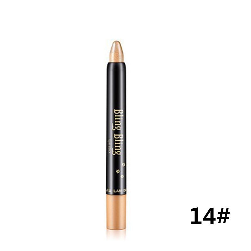 Pearlescent Silkworm Eyeshadow Pen Lasting Waterproof And Not Blooming Shiny Pearlescent Gel Pen 15 Color Eye Shadow Pen $9.50 Dana Fashion Color: 14Style makeup Overview: Fashion Design! 100% Brand New, High Quality! Specifications: Color: 15 colors to c