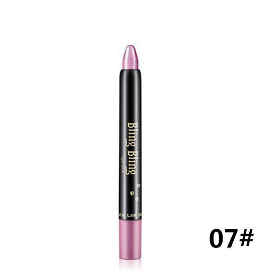 Pearlescent Silkworm Eyeshadow Pen Lasting Waterproof And Not Blooming Shiny Pearlescent Gel Pen 15 Color Eye Shadow Pen $9.50 Dana Fashion Color: 10Style makeup Overview: Fashion Design! 100% Brand New, High Quality! Specifications: Color: 15 colors to c