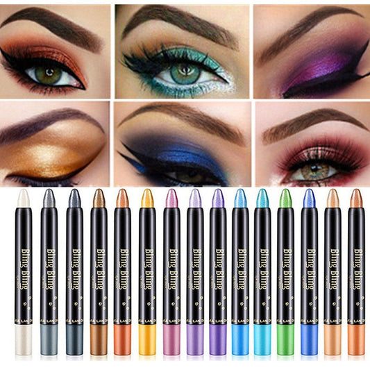 Pearlescent Silkworm Eyeshadow Pen Lasting Waterproof And Not Blooming Shiny Pearlescent Gel Pen 15 Color Eye Shadow Pen $9.50 Dana Fashion Color: 10Style makeup Overview: Fashion Design! 100% Brand New, High Quality! Specifications: Color: 15 colors to c