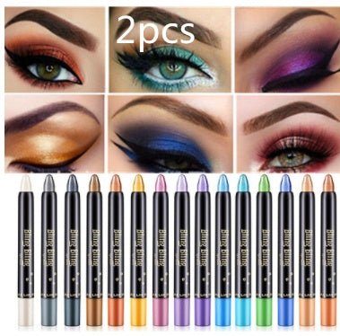 Pearlescent Silkworm Eyeshadow Pen Lasting Waterproof And Not Blooming Shiny Pearlescent Gel Pen 15 Color Eye Shadow Pen $9.50 Dana Fashion Color: 15piece set2pcs makeup Overview: Fashion Design! 100% Brand New, High Quality! Specifications: Color: 15 col