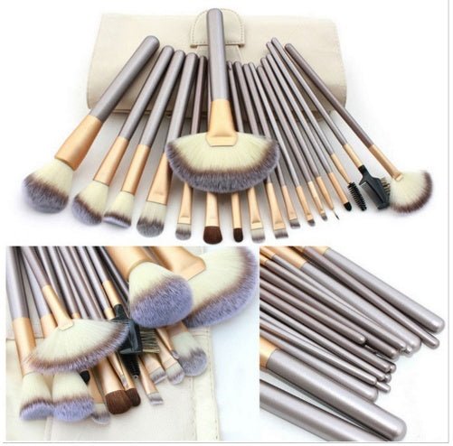 Persian Make-up Brush Suit Rice White Make Up Brush, Champagne Color Brush Handle Make-up Brush Without $16.01 Dana Fashion quantity: 12 makeup 12/18/24 Persian make-up brush suit rice white make-up brush, champagne color brush handle make-up brush withou