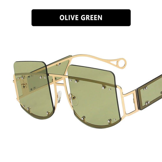 Personalized Sunglasses Hip Hop Fashion Trend Sunglasses $29.99 Dana Fashion Color: Green Women's Accessories Product information Glasses structure: frame Whether to polarize: No Lens material: resin Frame material: metal Anti-UV grade: UV400 Visible ligh