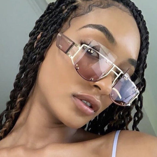Personalized Sunglasses Hip Hop Fashion Trend Sunglasses $29.99 Dana Fashion Color: Champagne Women's Accessories Product information Glasses structure: frame Whether to polarize: No Lens material: resin Frame material: metal Anti-UV grade: UV400 Visible